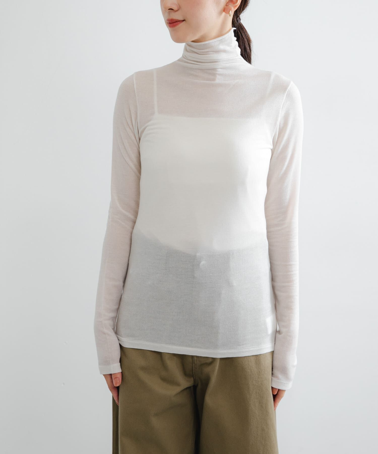 URBAN RESEARCH「カシミヤシルクタートルカットソー」|Tシャツ・カットソー|