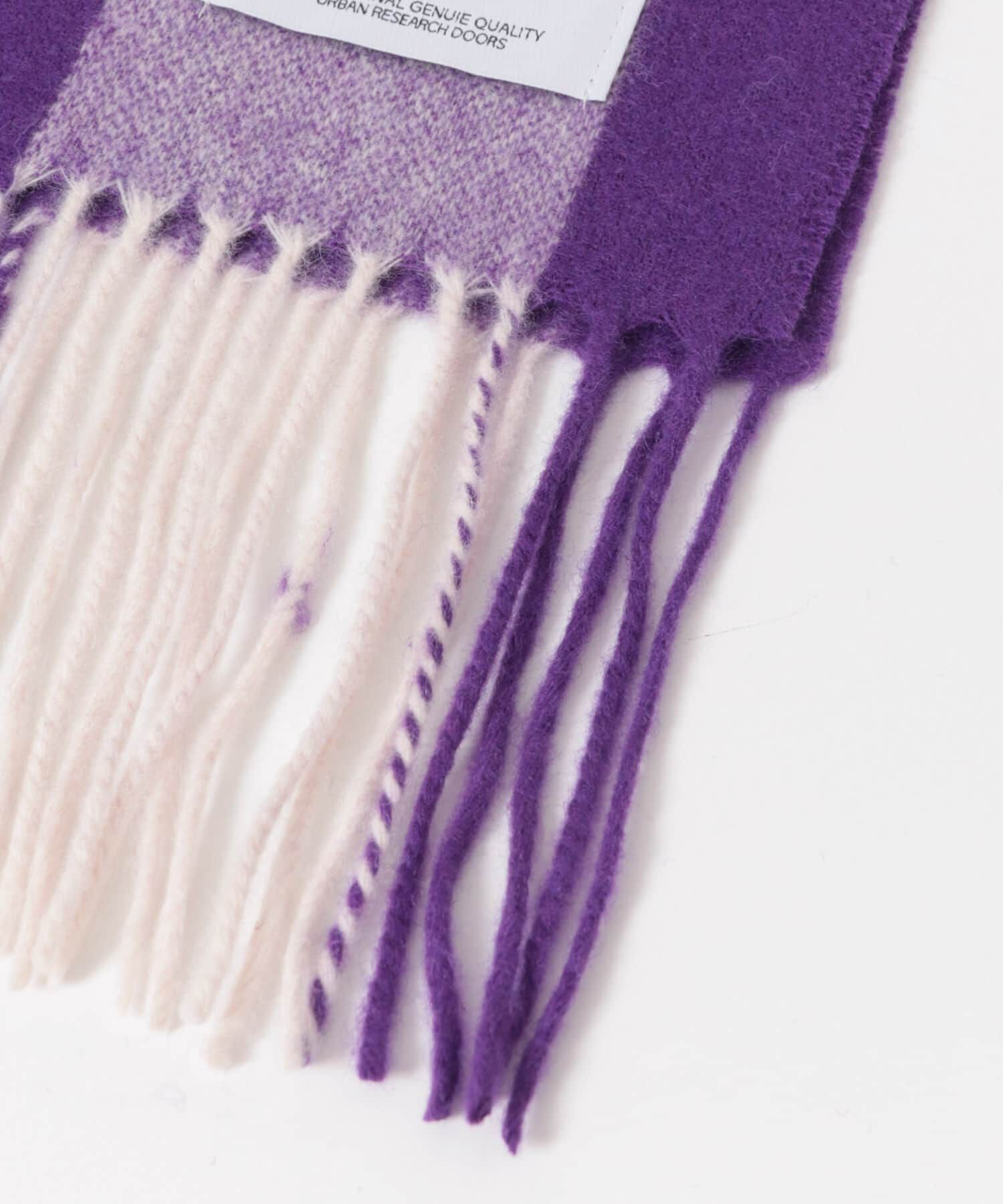 URBAN RESEARCH DOORS「カシミヤブレンドストライプマフラー」|マフラー|