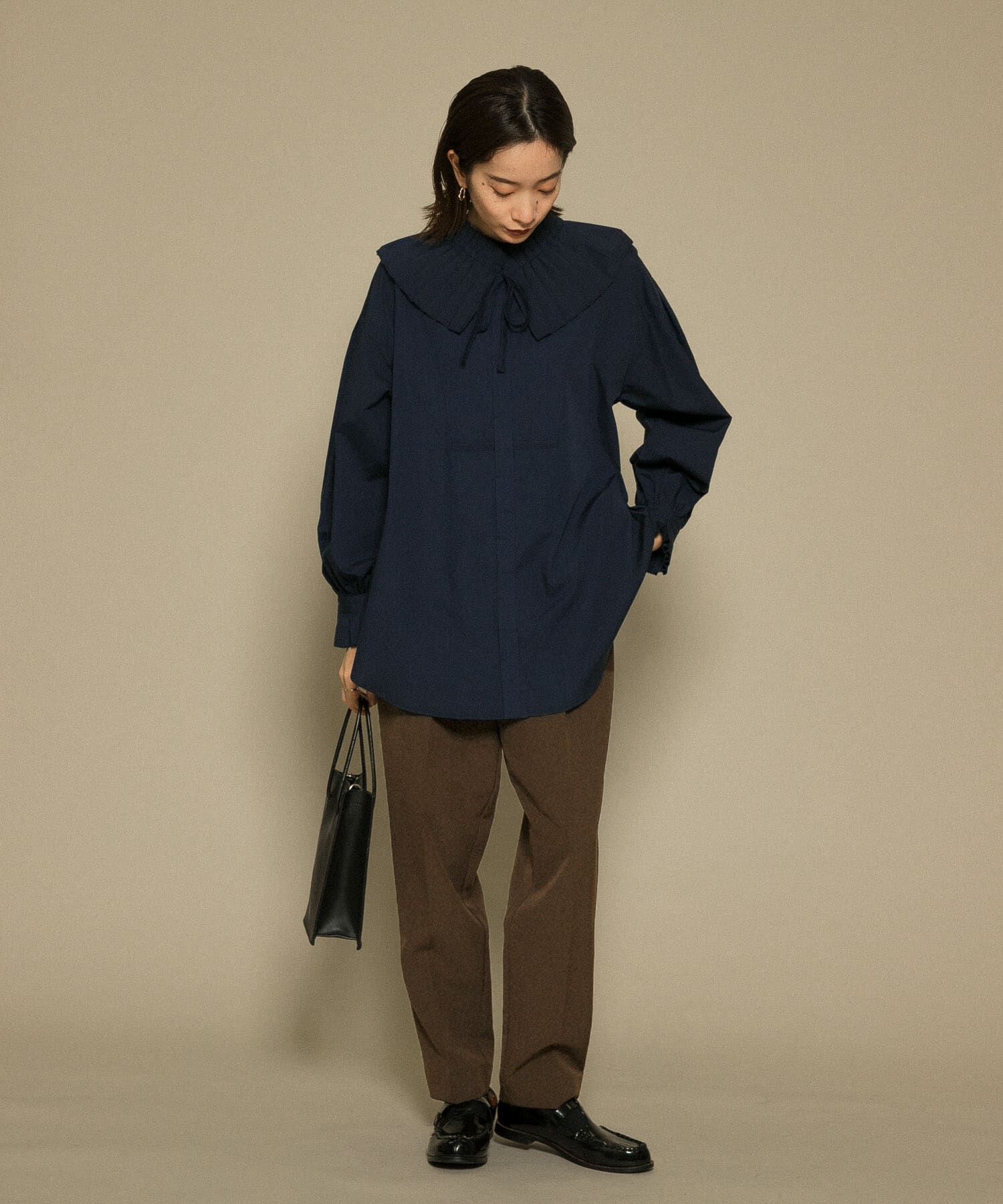  「illi　ワンタックスリムテーパードパンツ」|その他|