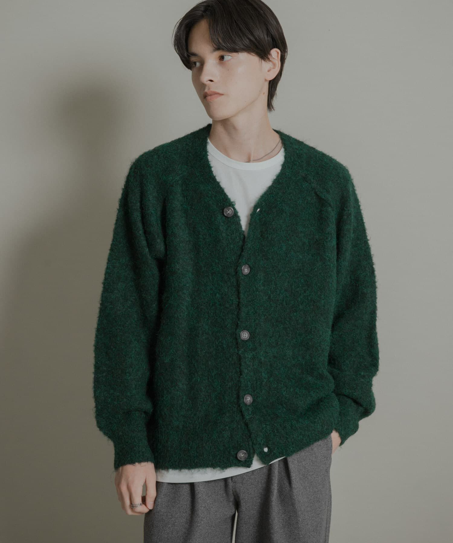 SENSE OF PLACE by URBAN RESEARCH「ブークレVネックカーディガン」|カーディガン|