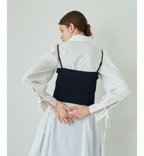 MAJESTICLEGON「ビスチェセットミニシャツワンピース」|ワンピース|