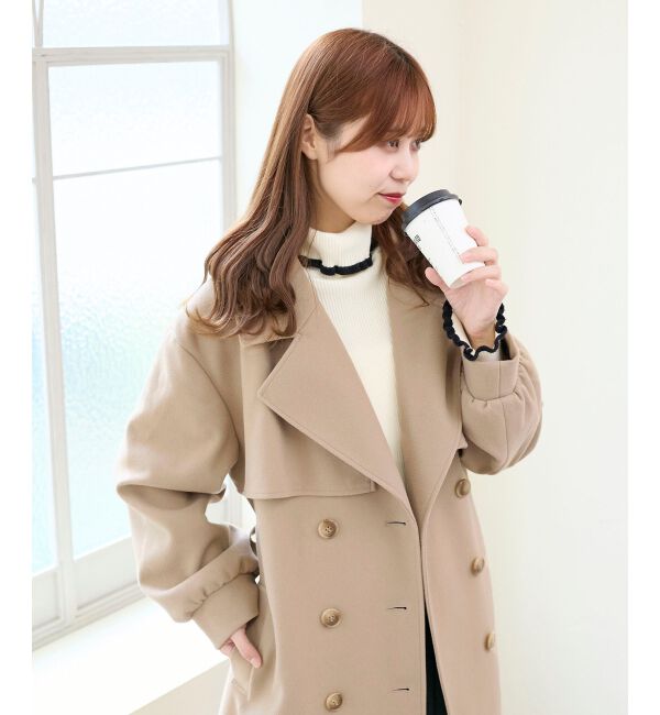  「レディロングチェスターコート」|チェスターコート|