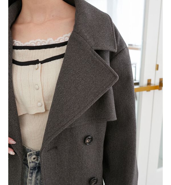  「レディロングチェスターコート」|チェスターコート|