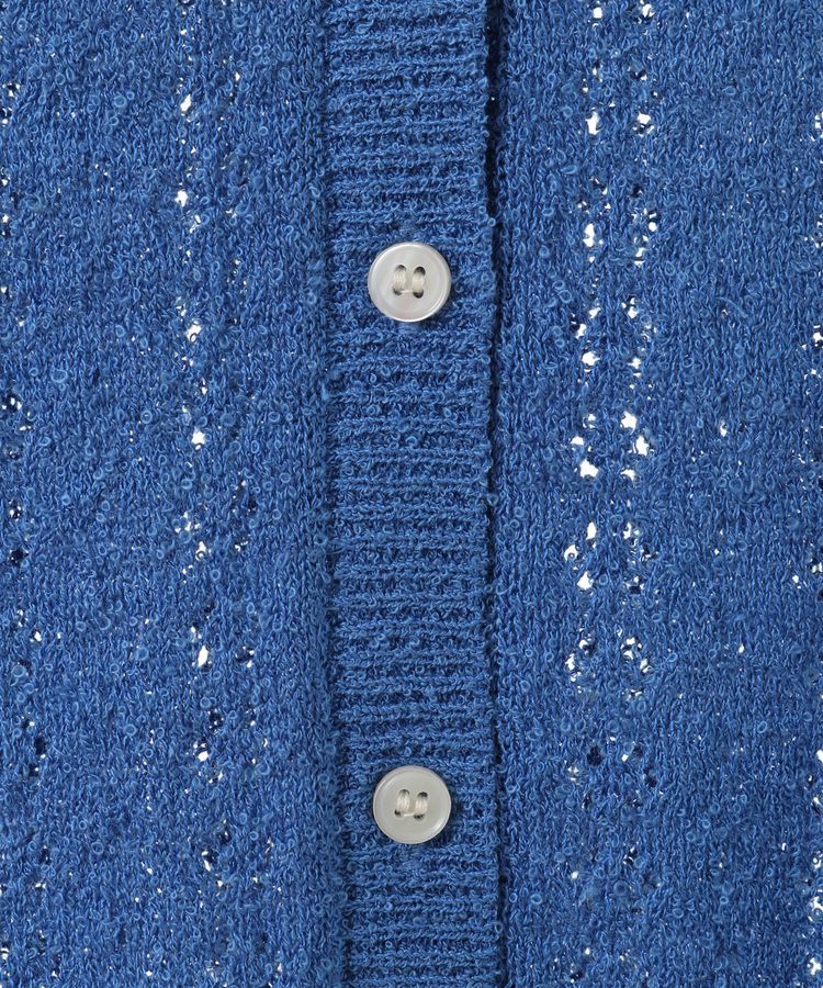 earth music&ecology「チビブークレショートカーディガン」|カーディガン|