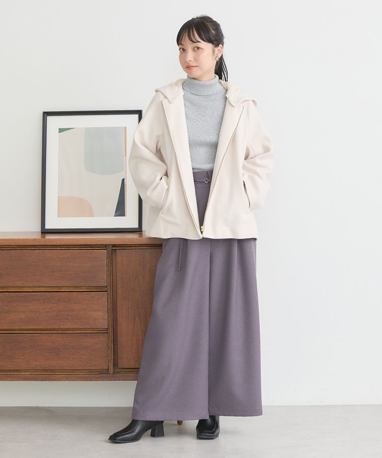 earth music&ecology「2Wayフードショートコート」|その他|