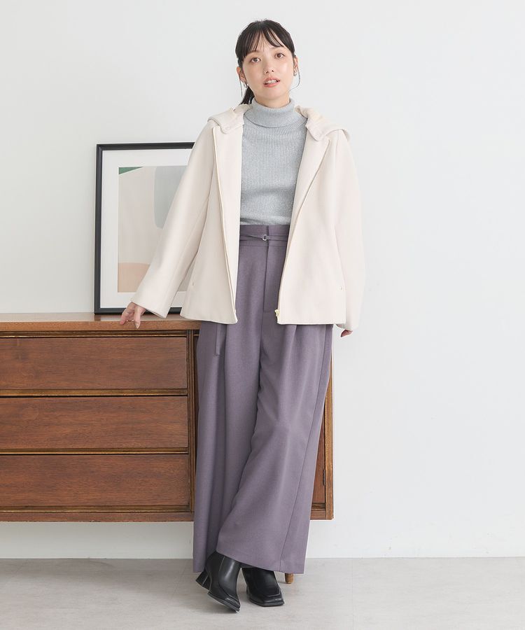 earth music&ecology「2Wayフードショートコート」|その他|