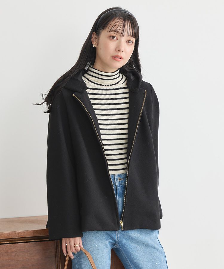 earth music&ecology「2Wayフードショートコート」|その他|