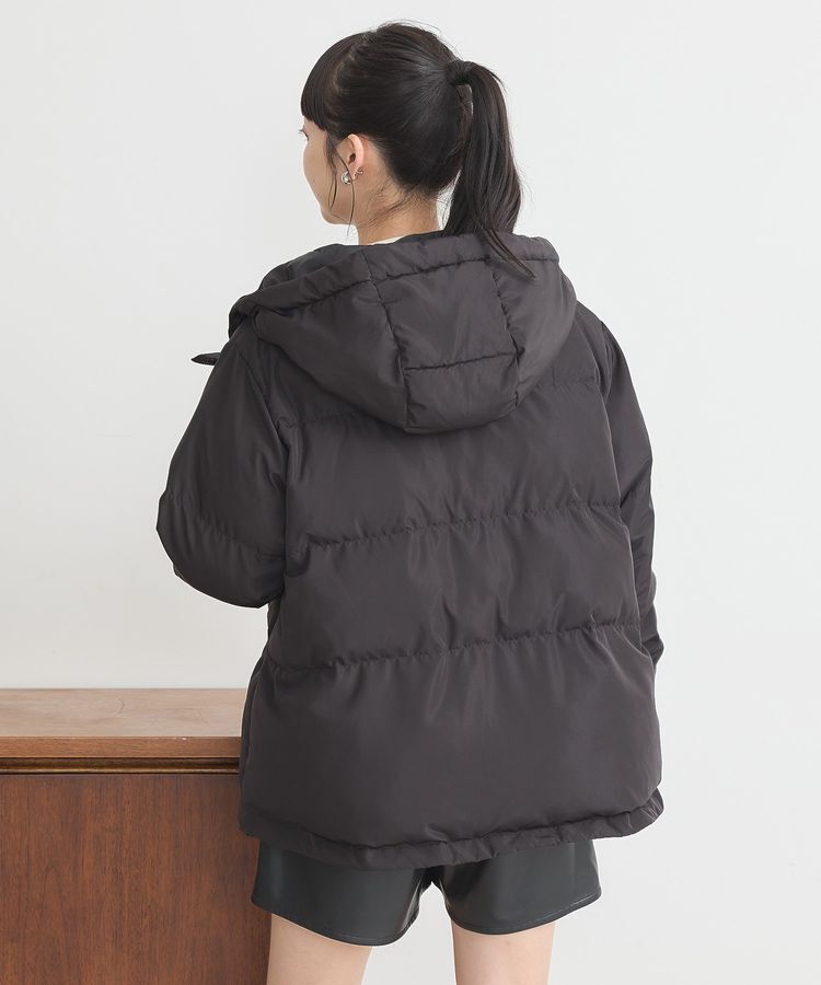 earth music&ecology「フーディーパファーブルゾン」|ブルゾン・スタジャン|