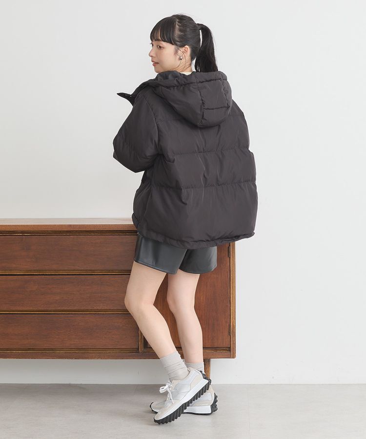 earth music&ecology「フーディーパファーブルゾン」|ブルゾン・スタジャン|