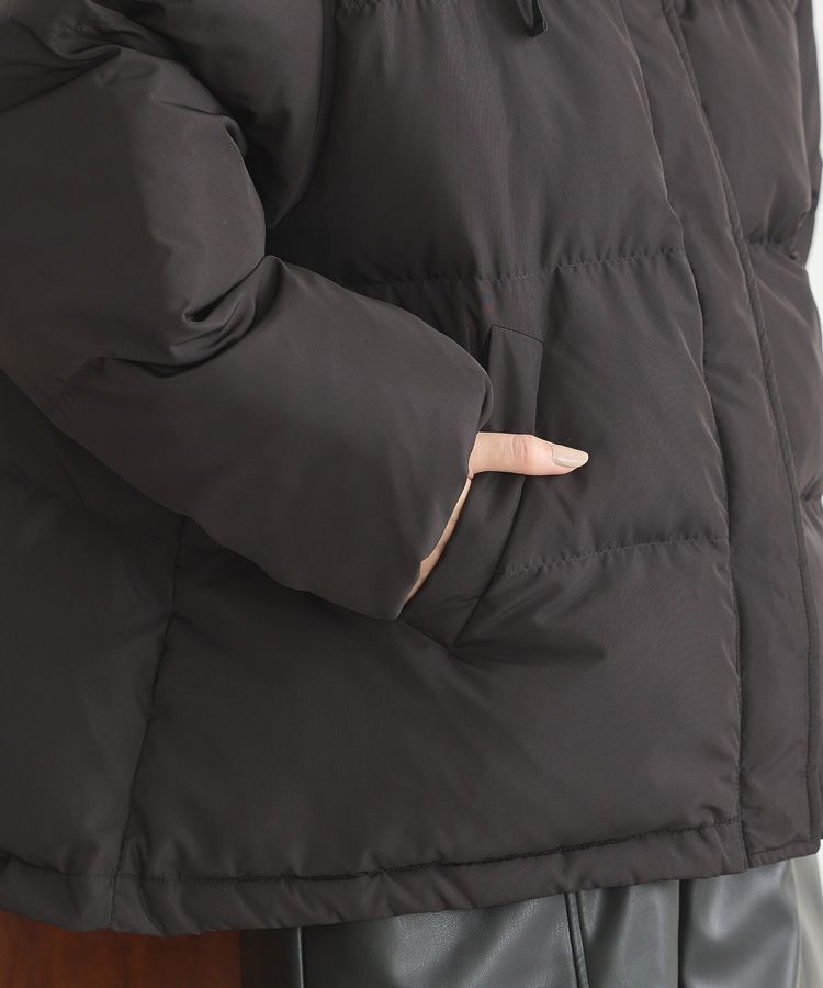 earth music&ecology「フーディーパファーブルゾン」|ブルゾン・スタジャン|