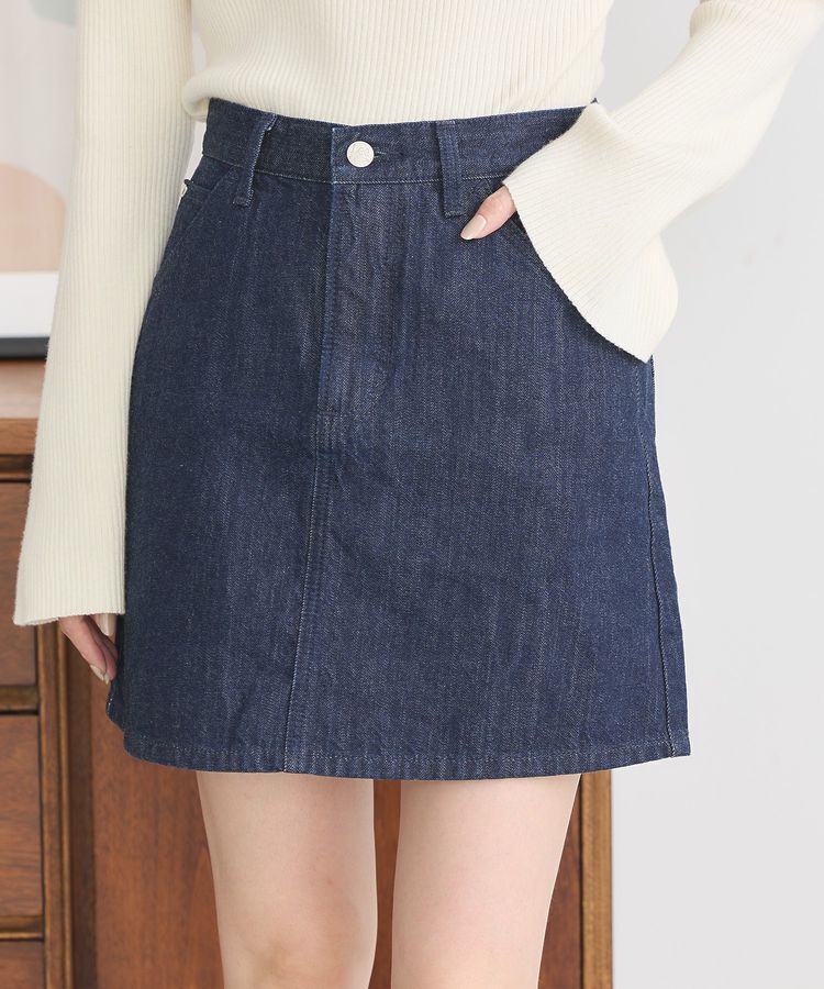 earth music&ecology「Lee&times;e.m.a.eデニムミニスカート」|スカート|