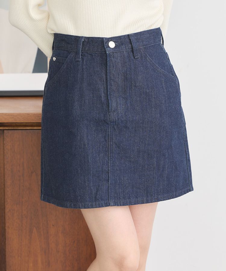 earth music&ecology「Lee&times;e.m.a.eデニムミニスカート」|スカート|