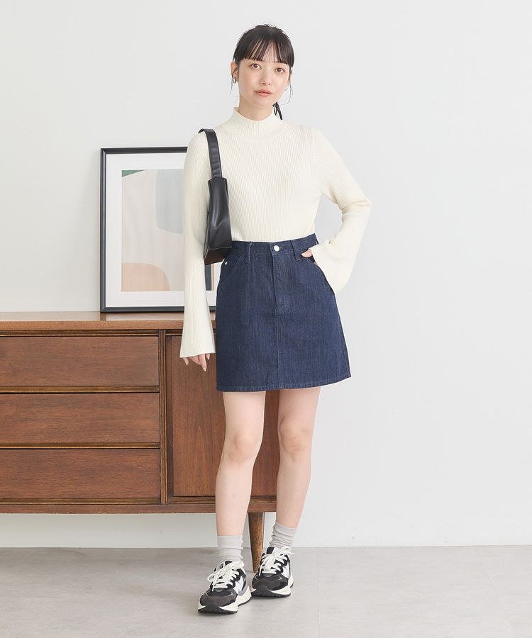 earth music&ecology「Lee&times;e.m.a.eデニムミニスカート」|スカート|