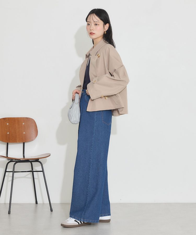 earth music&ecology「ショートトレンチコート」|トレンチコート|