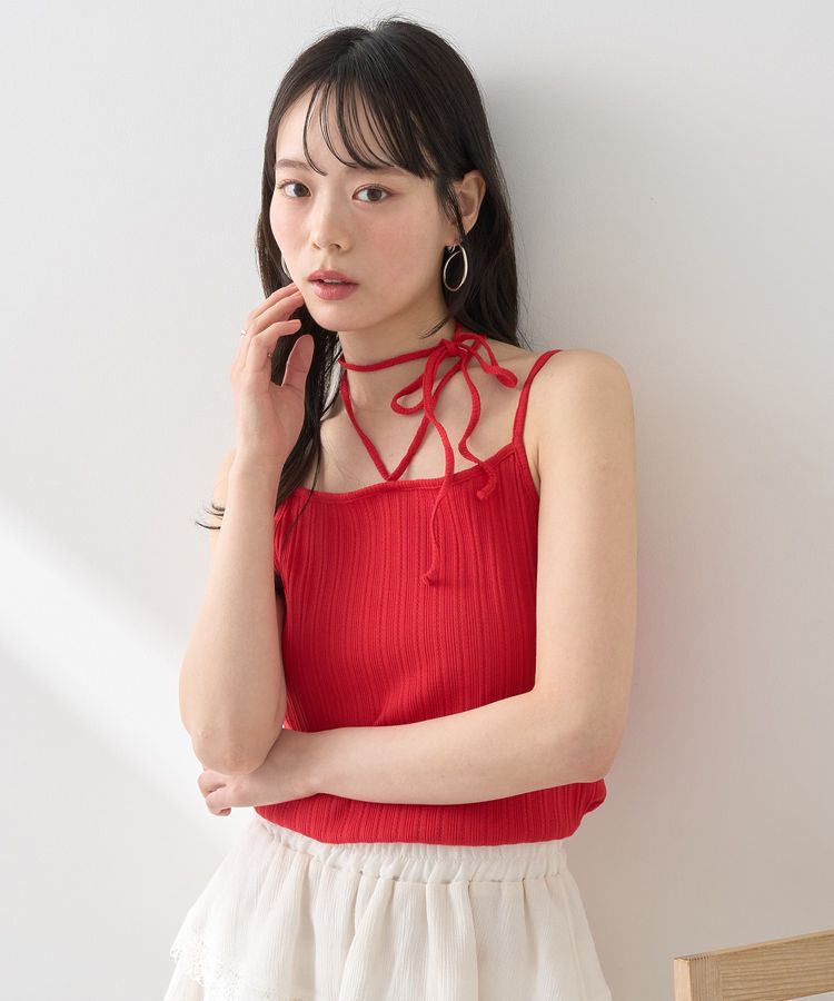 earth music&ecology「コード付きキャミソール」|キャミソール|