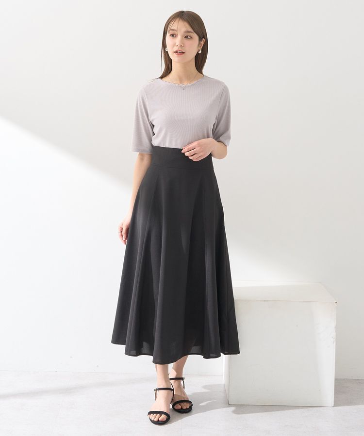 earth music&ecology「リブメローショートスリーブプルオーバー」|Tシャツ・カットソー|