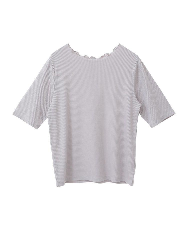 earth music&ecology「リブメローショートスリーブプルオーバー」|Tシャツ・カットソー|