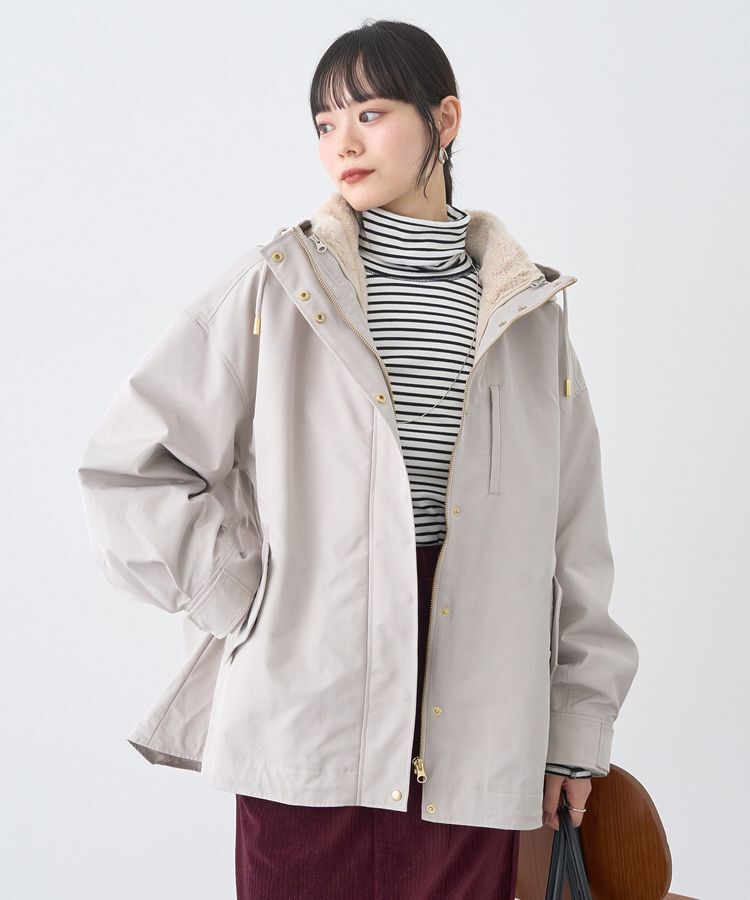 earth music&ecology「マルチウェイマウンテンパーカー」|ブルゾン・スタジャン|