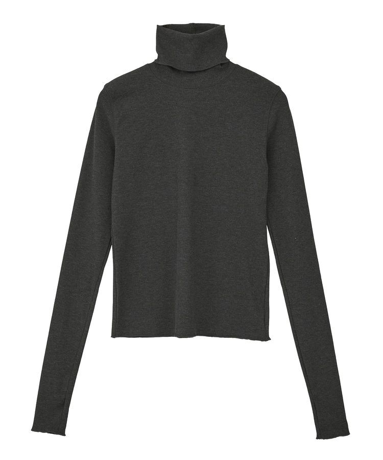 earth music&ecology「リブタートルネックプルオーバー」|Tシャツ・カットソー|