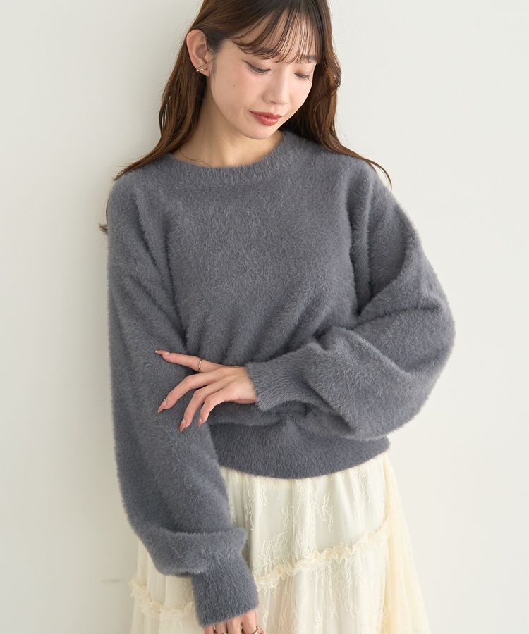 earth music&ecology「ミニシャギーニットプルオーバー」|ニット・セーター|