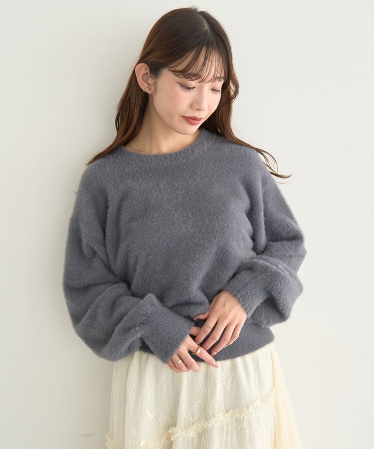 earth music&ecology「ミニシャギーニットプルオーバー」|ニット・セーター|