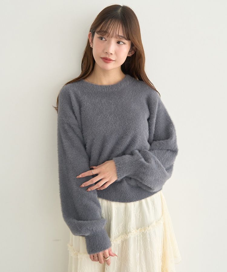 earth music&ecology「ミニシャギーニットプルオーバー」|ニット・セーター|