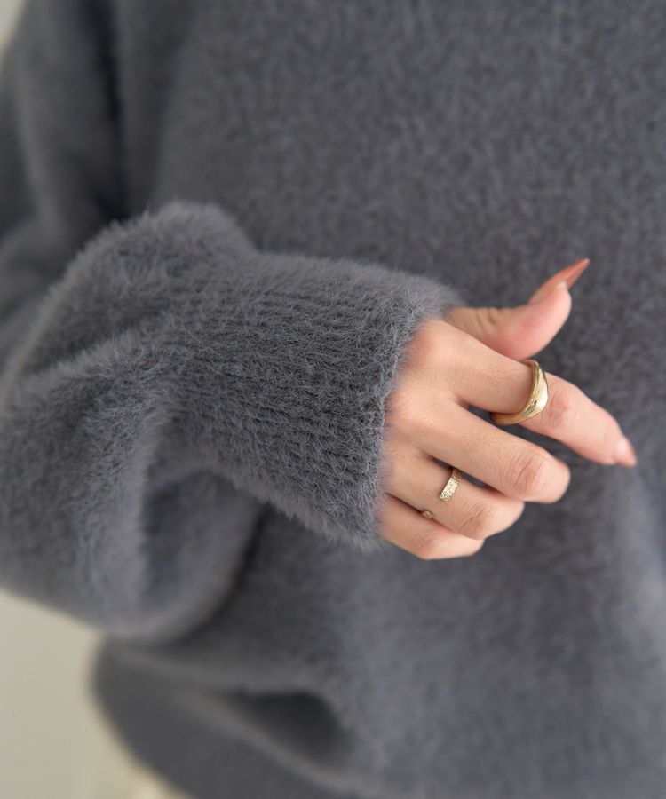 earth music&ecology「ミニシャギーニットプルオーバー」|ニット・セーター|