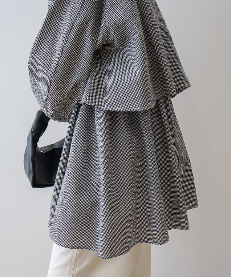 AMERICAN HOLIC「サッカーティアードロングブラウス/チュニック」|シャツ・ブラウス|