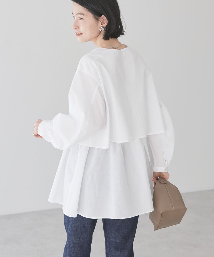 AMERICAN HOLIC「サッカーティアードロングブラウス/チュニック」|シャツ・ブラウス|