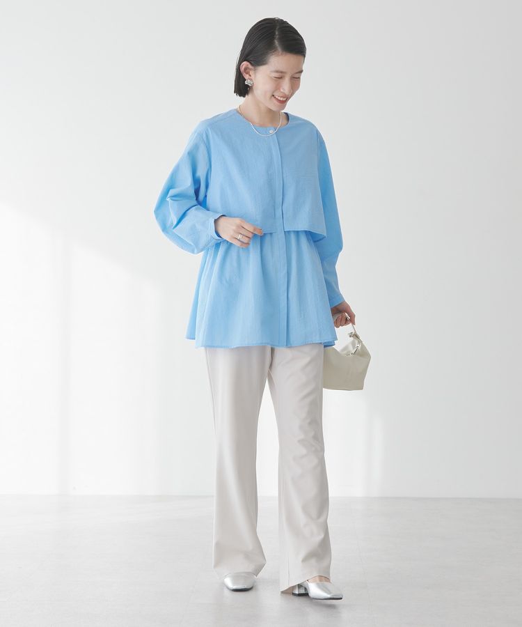 AMERICAN HOLIC「サッカーティアードロングブラウス/チュニック」|シャツ・ブラウス|