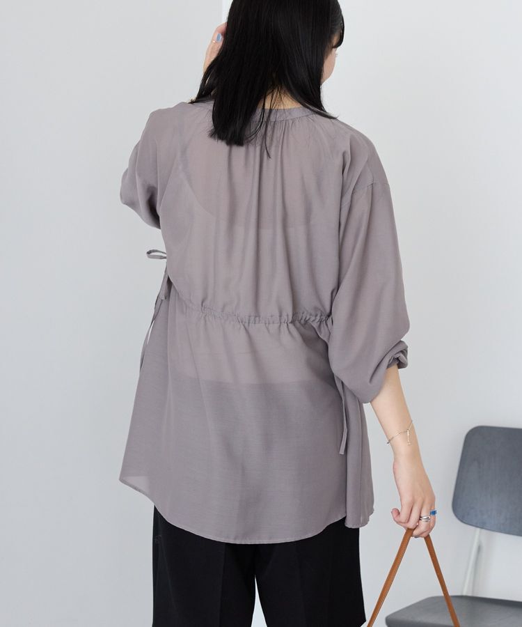 AMERICAN HOLIC「シアーウエストドロストロングシャツ/チュニック」|シャツ・ブラウス|
