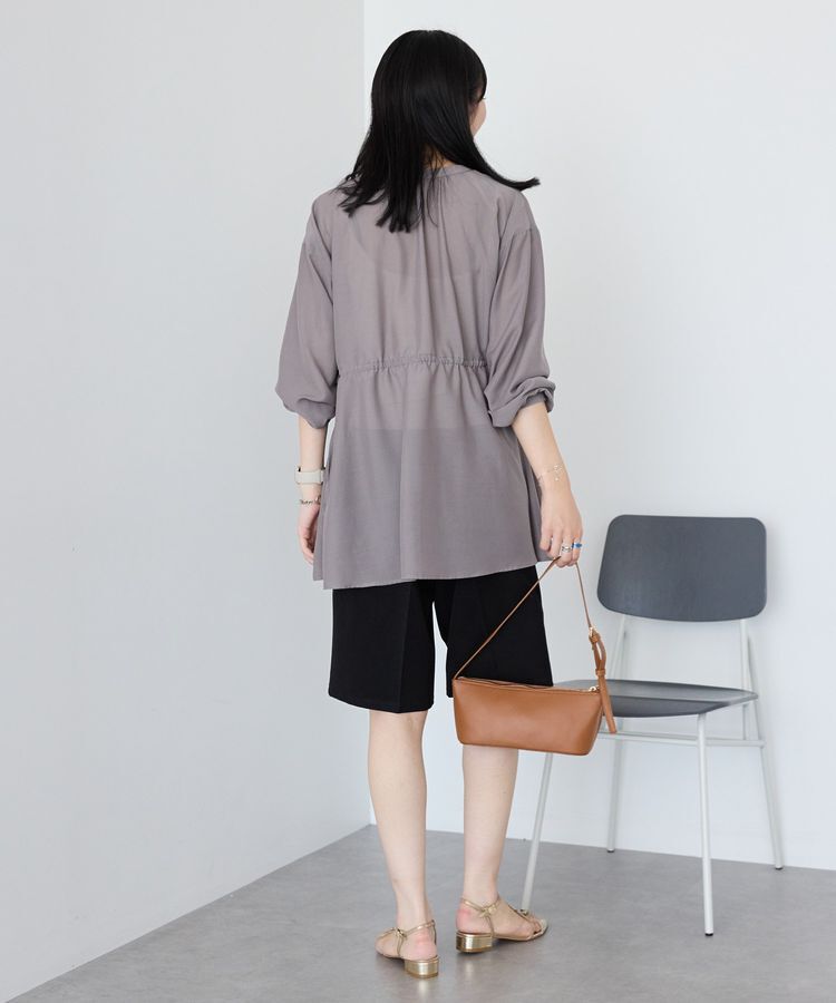 AMERICAN HOLIC「シアーウエストドロストロングシャツ/チュニック」|シャツ・ブラウス|