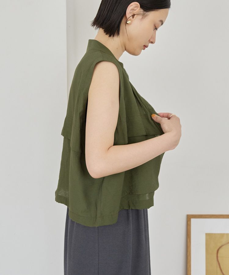 AMERICAN HOLIC「Wポケットショートベスト」|ベスト・ジレ|