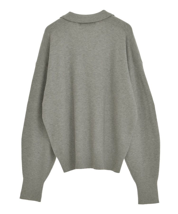 AMERICAN HOLIC「バイパチ片畦衿付きニットプルオーバー＜静電気軽減＞」|ニット・セーター|