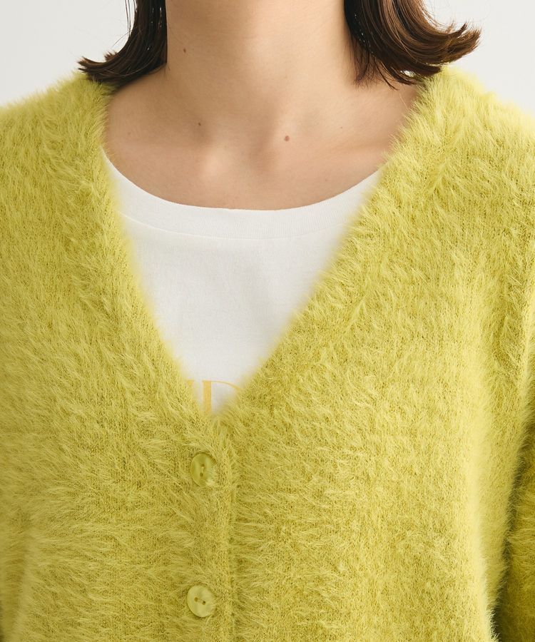 Green Parks「ラメシャギーニットカーディガン」|カーディガン|