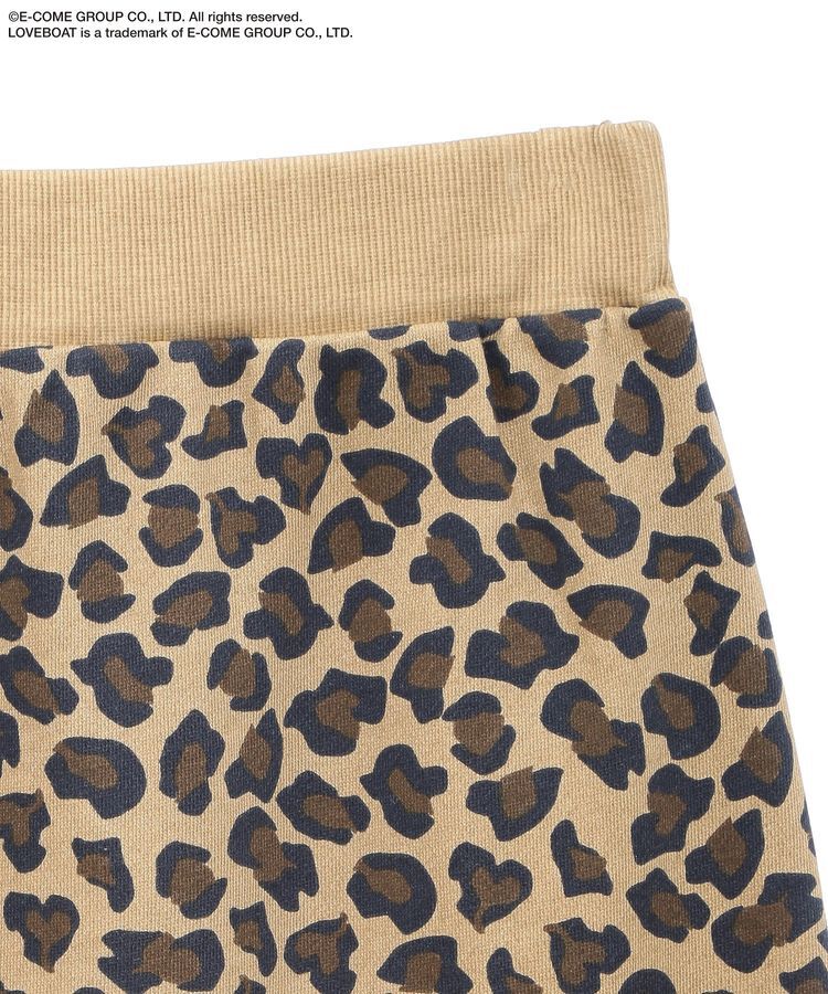 Green Parks「■LOVEBOAT ロゴ刺繍スウェットミニスカート」|タイト|