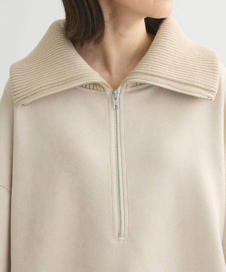 Green Parks「・ELENCARE DUE スエードポンチハーフZIP」|Tシャツ・カットソー|