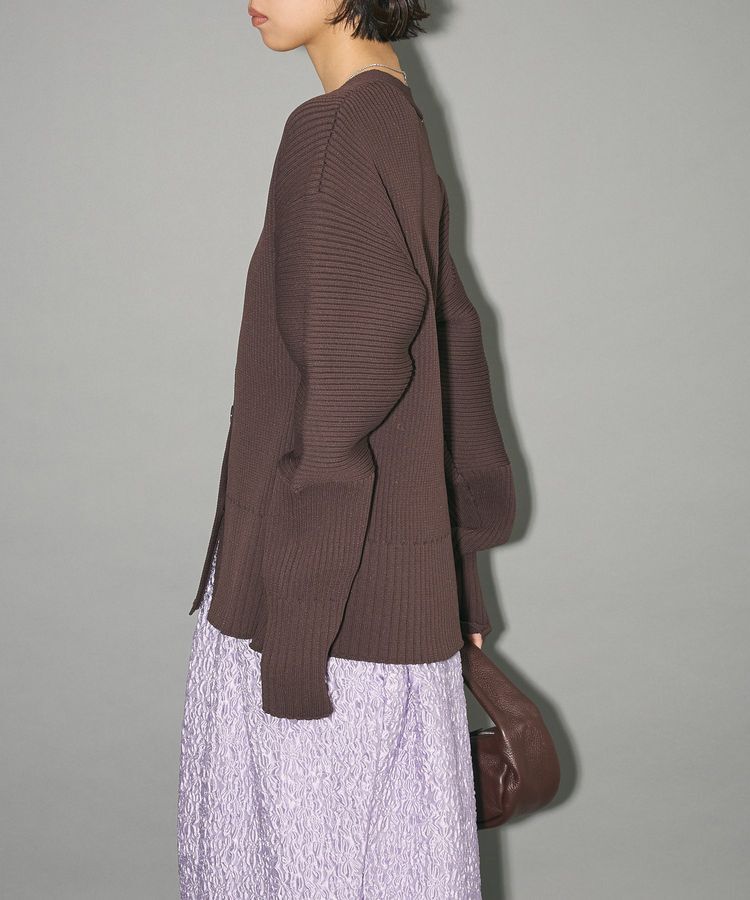 AnriettMusee「リブニットカーディガン」|カーディガン|