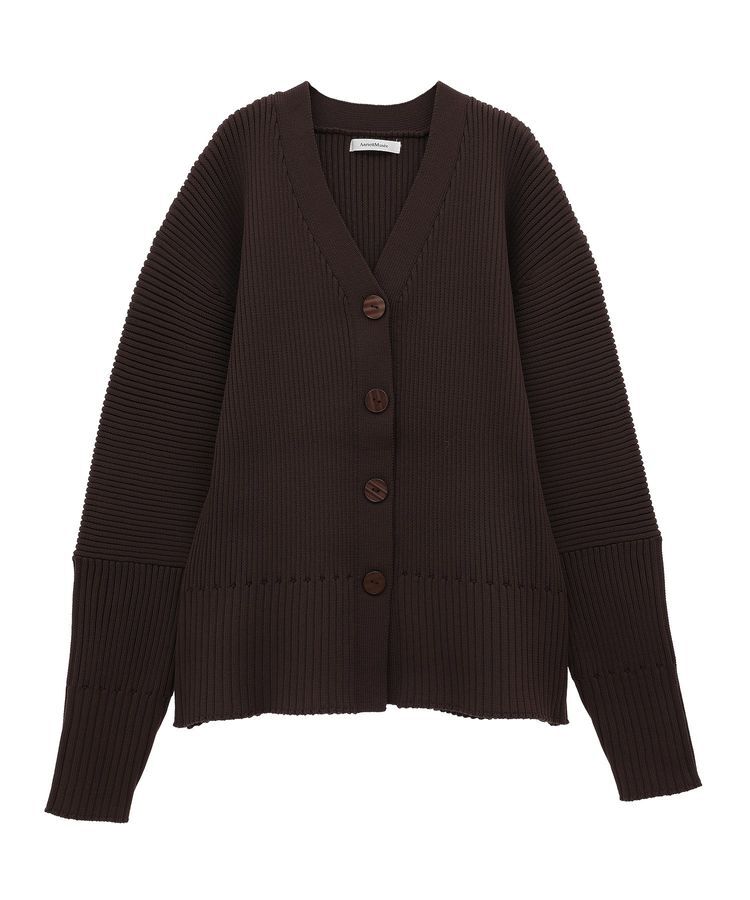 AnriettMusee「リブニットカーディガン」|カーディガン|