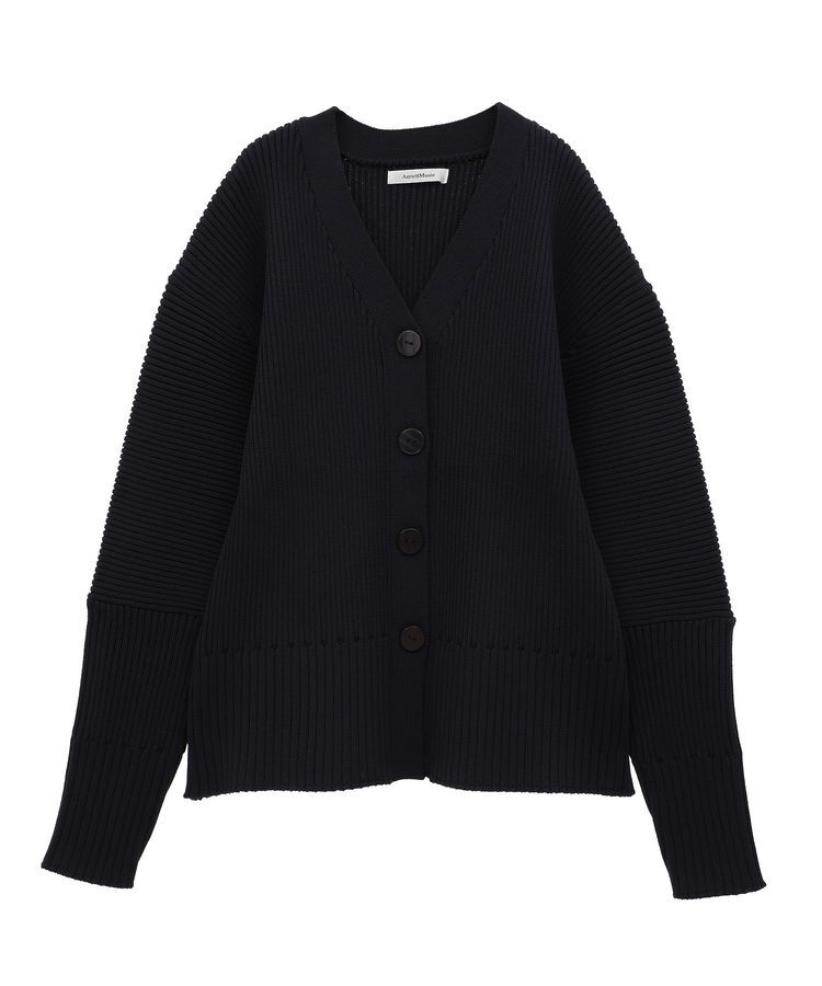 AnriettMusee「リブニットカーディガン」|カーディガン|