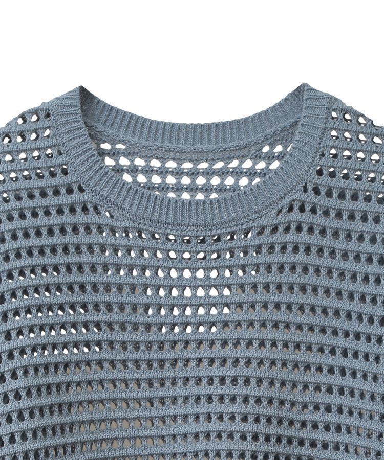 Green Parks「メッシュニットチュニック」|ニット・セーター|