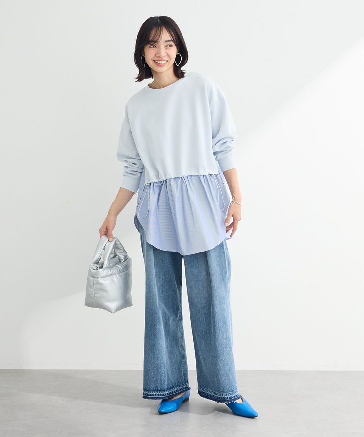 Green Parks「ダンボールドッキングチュニック」|Tシャツ・カットソー|