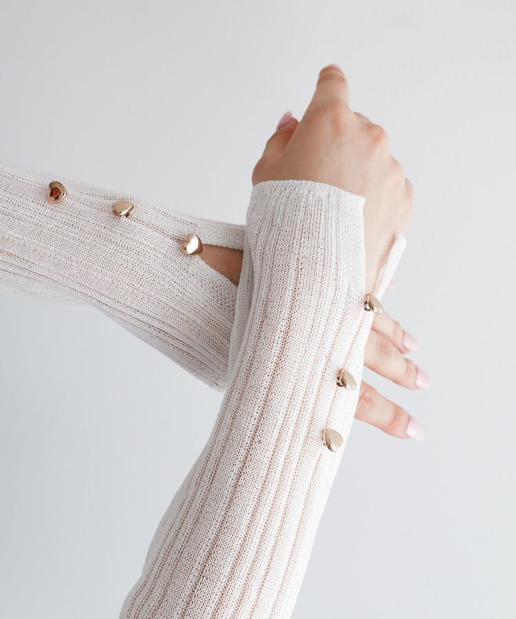 Green Parks「dazzlin シアーリブニットプルオーバー」|ニット・セーター|