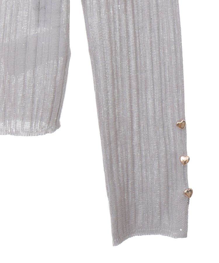 Green Parks「dazzlin シアーリブニットプルオーバー」|ニット・セーター|