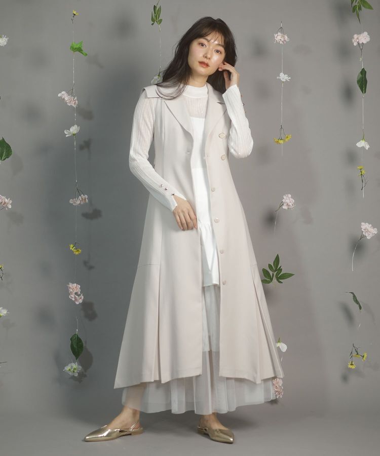 Green Parks「dazzlin シアーリブニットプルオーバー」|ニット・セーター|