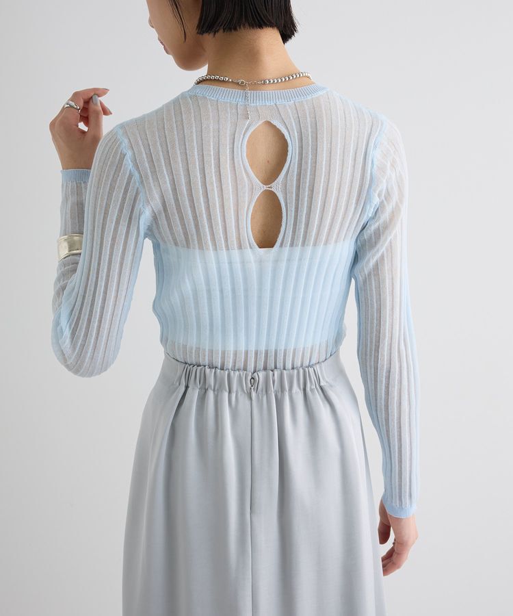 AnriettMusee「シアーリブニット」|ニット・セーター|