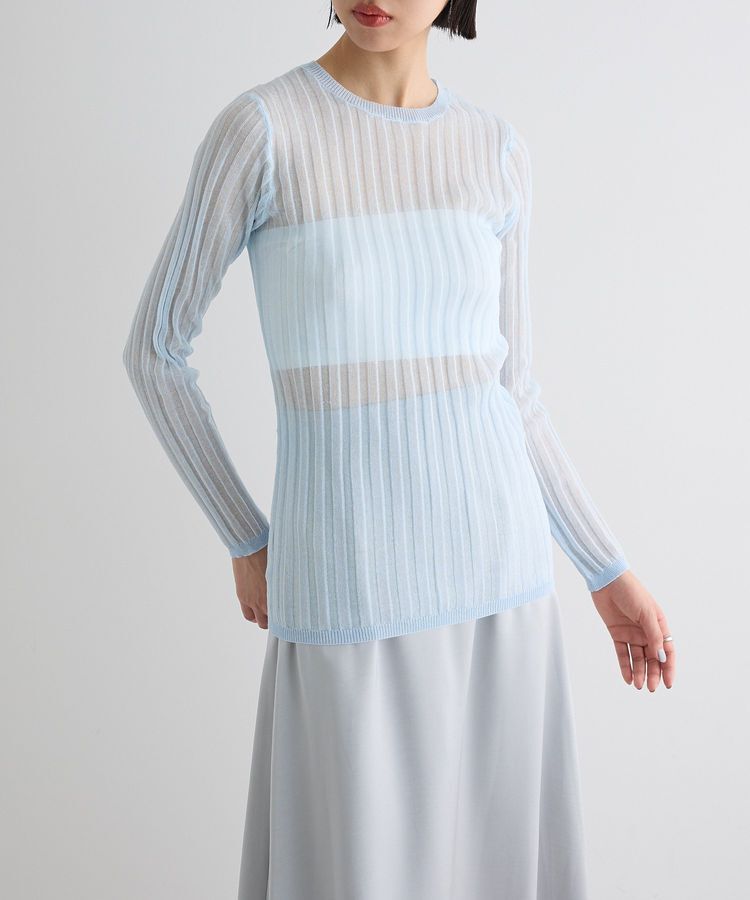 AnriettMusee「シアーリブニット」|ニット・セーター|