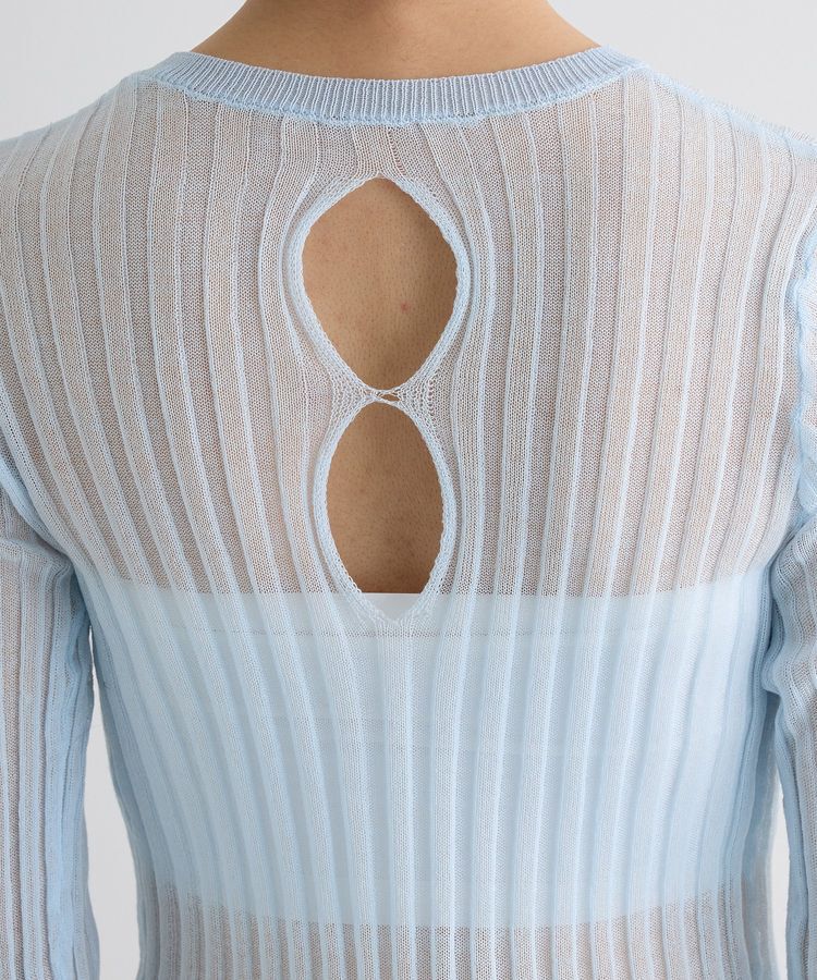 AnriettMusee「シアーリブニット」|ニット・セーター|