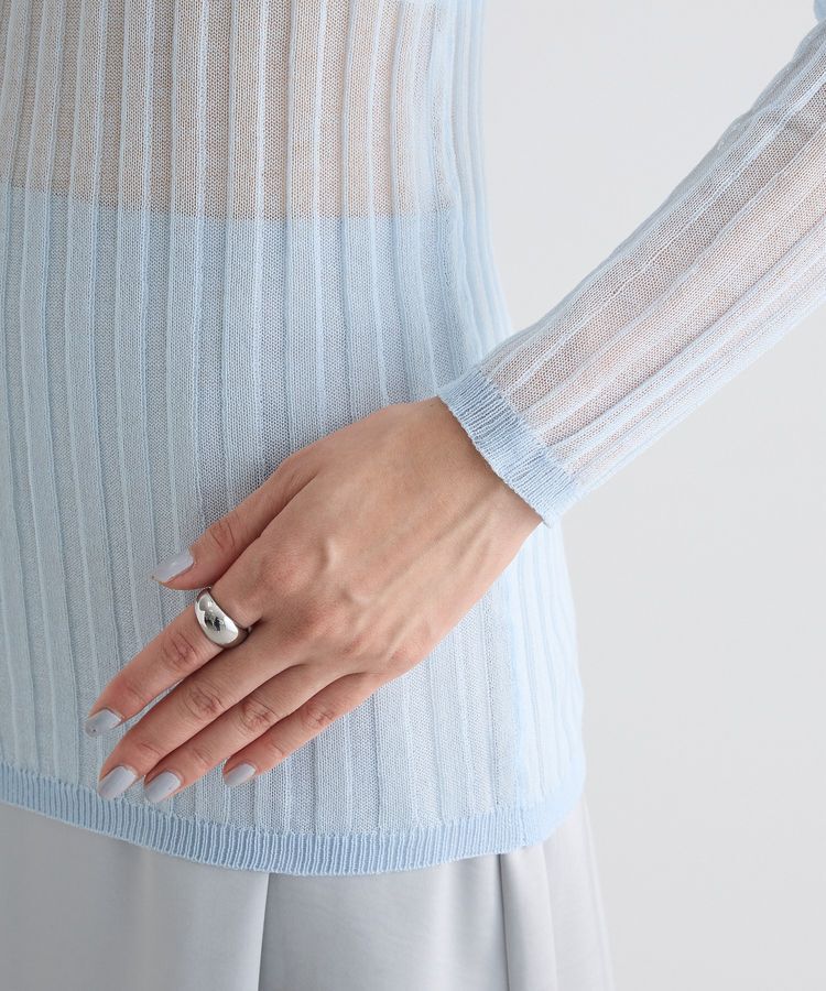 AnriettMusee「シアーリブニット」|ニット・セーター|