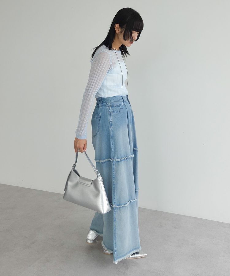 AnriettMusee「シアーリブニット」|ニット・セーター|